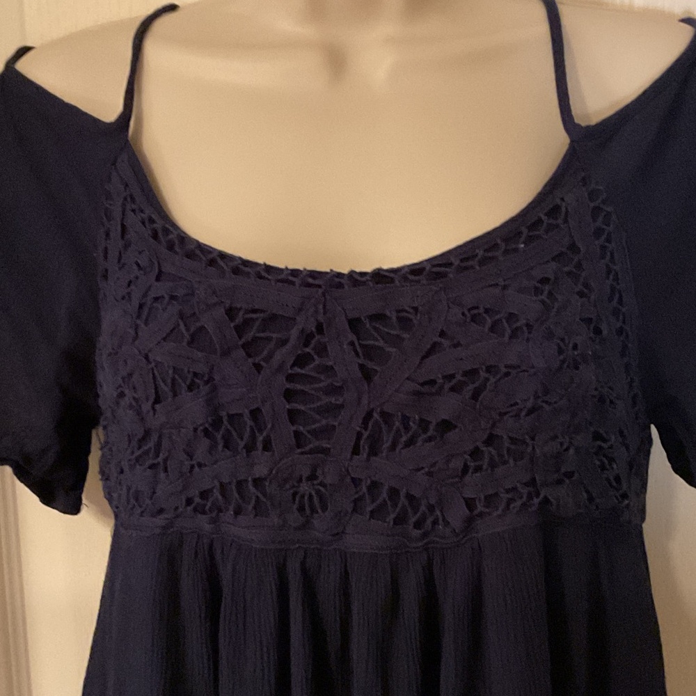 Maurices Navy Blue Maxi Dress - Picture 2 of 4